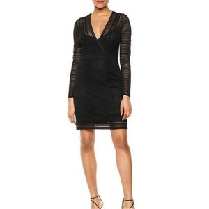 BCBGMAXAZRIA Long Sleeve Cocktail Dress